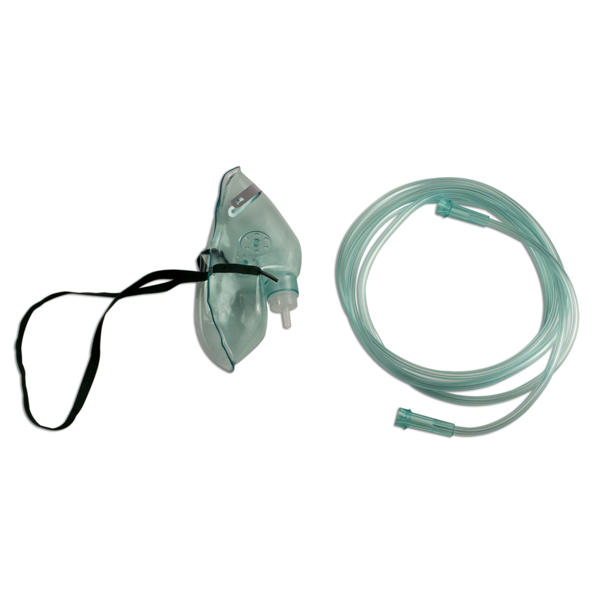 Dynarex Oxygen Mask Elongated - Adult- Medium Concentration 33005